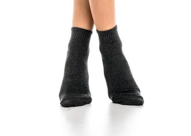 ΓΥΝΑΙΚΕΙΑ ΗΜΙΚΟΝΤΗ ΒΑΜΒΑΚΕΡΗ ΜΟΝΟΧΡΩΜΗ ΚΑΛΤΣΑ 3900 ΑΝΘΡΑΚΙ - Inizio - 