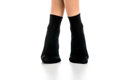 ΓΥΝΑΙΚΕΙΑ ΗΜΙΚΟΝΤΗ ΒΑΜΒΑΚΕΡΗ ΜΟΝΟΧΡΩΜΗ ΚΑΛΤΣΑ 3900 ΜΑΥΡΟ - Inizio - 