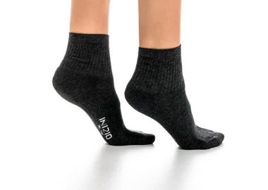 ΓΥΝΑΙΚΕΙΑ ΗΜΙΚΟΝΤΗ ΜΟΝΟΧΡΩΜΗ ΚΑΛΤΣΑ ΜΙΣΗ ΠΕΤΣΕΤΑ 3903 ΑΝΘΡΑΚΙ - INIZIO - 