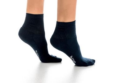 ΓΥΝΑΙΚΕΙΑ ΗΜΙΚΟΝΤΗ ΜΟΝΟΧΡΩΜΗ ΚΑΛΤΣΑ ΜΙΣΗ ΠΕΤΣΕΤΑ 3903 ΜΠΛΕ - INIZIO - 