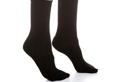 ΓΥΝΑΙΚΕΙΑ ΚΑΛΤΣΑ ΧΩΡΙΣ ΛΑΣΤΙΧΟ ΔΙΠΛΟ 3114 ΜΑΥΡΟ - Inizio - 