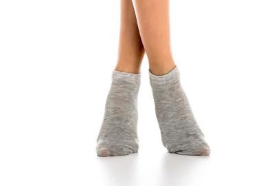 ΓΥΝΑΙΚΕΙΑ ΚΟΦΤΗ ΒΑΜΒΑΚΕΡΗ ΜΟΝΟΧΡΩΜΗ ΚΑΛΤΣΑ 3803 ΓΚΡΙ - Inizio - 