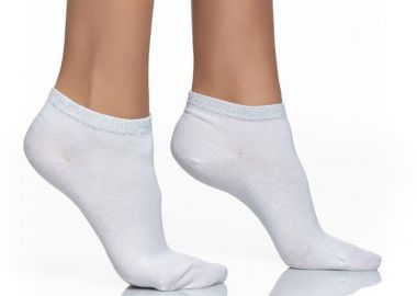 ΓΥΝΑΙΚΕΙΑ ΚΟΦΤΗ ΒΑΜΒΑΚΟΛΥΚΡΑ ΜΕ LUREX ΣΤΟ ΛΑΣΤΙΧO 3826 ΛΕΥΚΟ - INIZIO - 