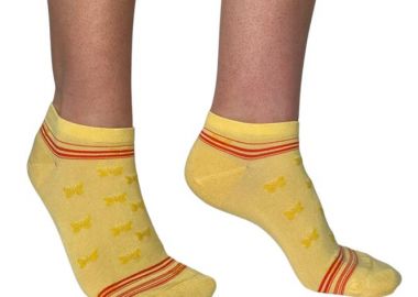 ΓΥΝΑΙΚΕΙΑ ΚΟΦΤΗ BAMBOO ΚΑΛΤΣΑ INIZIO ME ΣΧΕΔΙΟ ΠΕΤΑΛΟΥΔΕΣ 3831 ΚΙΤΡΙΝΟ - INIZIO - 