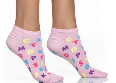 ΓΥΝΑΙΚΕΙΑ ΚΟΦΤΗ ΚΑΛΤΣΑ INIZIO ΣΧΕΔΙΟ ΓΡΑΜΜΑΤΑ 3811-3 ΡΟΖ - INIZIO - 