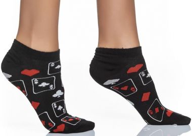 ΓΥΝΑΙΚΕΙΑ ΚΟΦΤΗ ΚΑΛΤΣΑ INIZIO ΣΧΕΔΙΟ ΤΡΑΠΟΥΛΟΧΑΡΤΑ 3811-2 ΜΑΥΡΟ - INIZIO - 