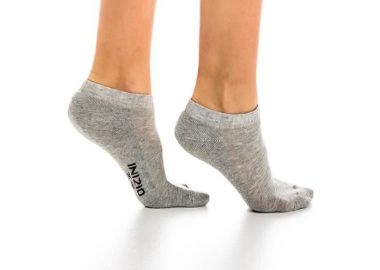 ΓΥΝΑΙΚΕΙΑ ΚΟΦΤΗ ΜΟΝΟΧΡΩΜΗ ΚΑΛΤΣΑ ΠΕΤΣΕΤΕ ΜΙΣΟ ΜΙΣΟ 3815 ΓΚΡΙ - INIZIO - 