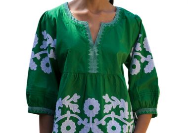 ΓΥΝΑΙΚΕΙΑ ΜΠΛΟΥΖΑ ROSE & ROSE GLADIOLA ΠΡΑΣΙΝΟ - ROSE&ROSE - 