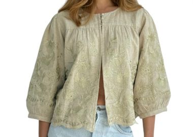 ΓΥΝΑΙΚΕΙΑ ΜΠΛΟΥΖΑ ROSE & ROSE LOTUS ΕΚΡΟΥ - ROSE&ROSE - 