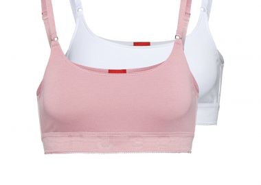 ΓΥΝΑΙΚΕΙΑ ΜΠΟΥΣΤΑΚΙΑ ΣΕΤ 2 ΤΜΧ TWIN BRALETTE EASY ΡΟΖ - HUGO - 