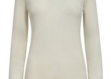 ΓΥΝΑΙΚΕΙΑ ΠΛΕΚΤΗ ΜΠΛΟΥΖΑ BOUCH O-NECK MOS MOSH ΚΑΝΟΝΙΚΗ ΓΡΑΜΜΗ ΕΚΡΟΥ - MOS MOSH - 