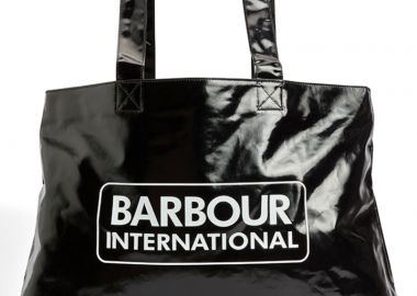 ΓΥΝΑΙΚΕΙΑ ΤΣΑΝΤΑ HIGH SHINE TOTE BAG BARBOUR INTERNATIONAL ΜΑΥΡΟ - BARBOUR INTERNATIONAL - 