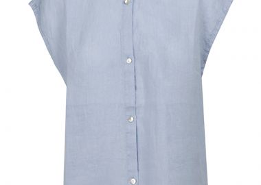 ΓΥΝΑΙΚΕΙΟ ΑΜΑΝΙΚΟ ΛΙΝΟ ΠΟΥΚΑΜΙΣΟ CROSSLEY LEY ΚΑΝΟΝΙΚΗ ΓΡΑΜΜΗ ΜΠΛΕ - CROSSLEY - 