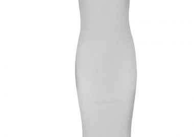 ΓΥΝΑΙΚΕΙΟ AMANIKO ΜΑΞΙ ΦΟΡΕΜΑ CROSSLEY CONFER ΣΤΕΝΗ ΓΡΑΜΜΗ ΛΕΥΚΟ - CROSSLEY - 