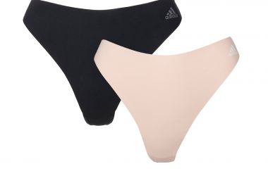 ΓΥΝΑΙΚΕΙΟ ΕΣΩΡΟΥΧΟ THONG ΣΕΤ 2 ΤΜΧ ΜΑΥΡΟ - ADIDAS - 