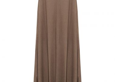 ΓΥΝΑΙΚΕΙΟ ΦΟΡΕΜΑ MY ESSENTIAL WARDROBE DIAS NELLY STRAP DRESS ΚΑΝΟΝΙΚΗ ΓΡΑΜΜΗ ΚΑΦΕ - MY ESSENTIAL WARDROBE - 