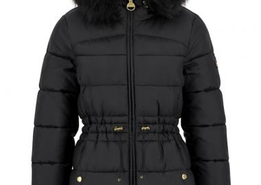 ΓΥΝΑΙΚΕΙΟ ΜΠΟΥΦΑΝ CHER PUFFER JACKET BARBOUR INTERNATIONAL ΚΑΝΟΝΙΚΗ ΓΡΑΜΜΗ ΜΑΥΡΟ - BARBOUR INTERNATIONAL - 