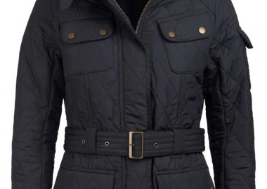 ΓΥΝΑΙΚΕΙΟ ΜΠΟΥΦΑΝ QUILT POLARQUILT QUILTED BARBOUR INTERNATIONAL ΚΑΝΟΝΙΚΗ ΓΡΑΜΜΗ ΜΑΥΡΟ - BARBOUR INTERNATIONAL - 