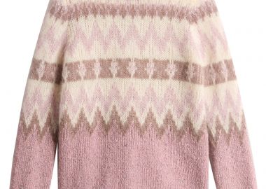 ΓΥΝΑΙΚΕΙΟ ΠΛΕΚΤΟ ΠΟΥΛΟΒΕΡ AZTEC ΜΠΟΡΝΤΟ - WOOLRICH - 