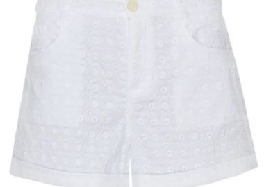 ΓΥΝΑΙΚΕΙΟ ΣΟΡΤΣ VILEBREQUIN BRODERIE ANGLAISE ΚΑΝΟΝΙΚΗ ΓΡΑΜΜΗ ΛΕΥΚΟ - VILEBREQUIN - 