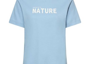 ΓΥΝΑΙΚΕΙΟ T-SHIRT CAMEL ACTIVE ΜΕ ΣΤΑΜΠΑ ΑΝΟΙΧΤΟ ΜΠΛΕ - CAMEL ACTIVE - 