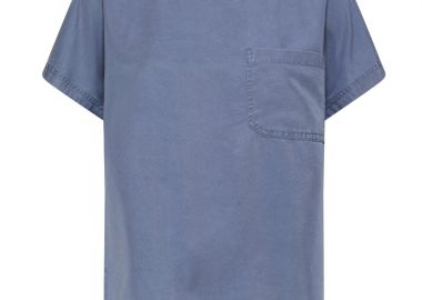 ΓΥΝΑΙΚΕΙΟ T-SHIRT CAMEL ACTIVE ΜΕ ΤΣΕΠΗ ΜΠΛΕ - CAMEL ACTIVE - 