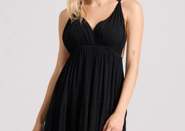 Halter neck mini φόρεμα με ανοιχτή πλάτη - FUNKY BUDDHA - 