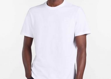 Harmont & Blaine ανδρικό T-shirt με λογότυπο Regular Fit - IRQ400021055 Λευκό - HARMONT & BLAINE - 