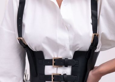 HARNESS ΧΡΥΣΗ ΦΑΡΔΙΑ ΖΩΝΗ - FRINDGE - sense-shop - 