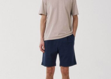 Hartford ανδρική βερμούδα chino Classic Straight Cut - BF50102 Μπλε Σκούρο - HARTFORD - 