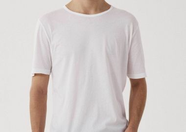 Hartford ανδρικό T-shirt μονόχρωμο Regular Fit - BF65301 Λευκό - HARTFORD - 