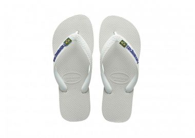 HAVAIANAS BRASIL LOGO 4110850 0001 WHITE - HAVAIANAS - 