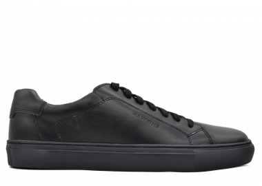 HAWKINS ΑΝΔΡΙΚΟ ΔΕΡΜΑΤΙΝΟ SNEAKER 8426 BLACK - HAWKINS PREMIUM - 