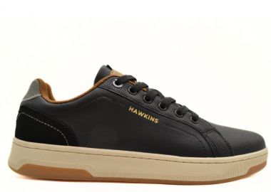 HAWKINS MENS SNEAKER LF-0702 BLACK - HAWKINS PREMIUM - 