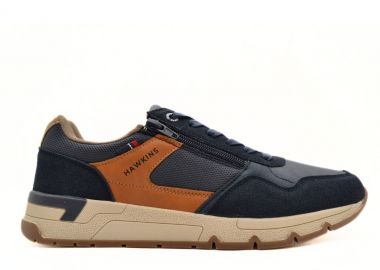 HAWKINS MENS SNEAKER LF-0703 NAVY - HAWKINS PREMIUM - 