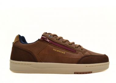 HAWKINS MENS SNEAKER LF-0704 BROWN - HAWKINS PREMIUM - 