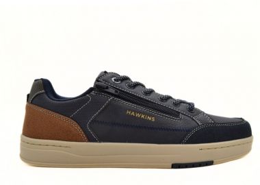 HAWKINS MENS SNEAKER LF-0704 NAVY - HAWKINS PREMIUM - 
