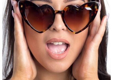 HEART LEOPARD SUNNIES - fashionroom - 