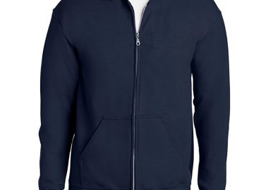 Heavyweight Full Zip Hooded Sweat Gildan 18600 Navy - Gildan - 