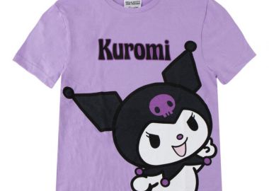 Hello Kitty Kuromi Μωβ Παιδικό Κοντομάνικο Μπλουζάκι Μωβ - Hello Kitty Kuromi - 