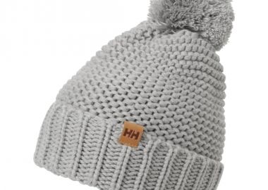 Helly Hansen Calgary Chunky Γυναικείος Pom Pom Beanie Σκούφος σε Γκρι χρώμα 67266-841 - Helly hansen - 