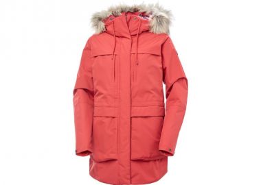 Helly Hansen Κοντό Γυναικείο Μπουφάν Παρκά για Χειμώνα Κόκκινο 54012-101 - Helly hansen - 