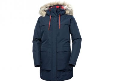 Helly Hansen Κοντό Γυναικείο Μπουφάν Παρκά για Χειμώνα Μπλε 54012-597 - Helly hansen - 