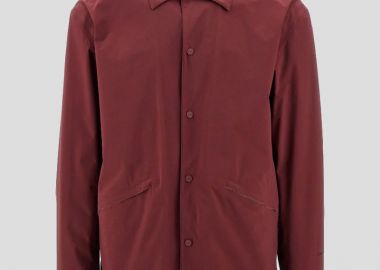 HERNO Ανδρικό Κόκκινο Windstopped Laminar Overshirt - HERNO - 