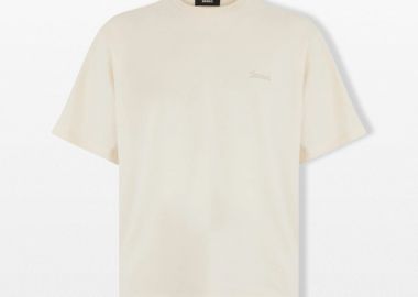 HERNO Ανδρικό Λευκό Laminar Graphic Print T-Shirt - HERNO - 