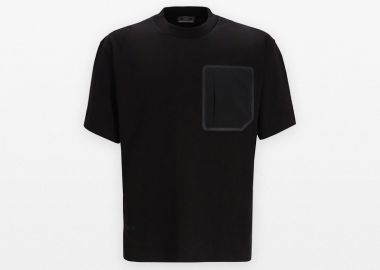 HERNO Ανδρικό Μαύρο Black T-shirt - HERNO - 