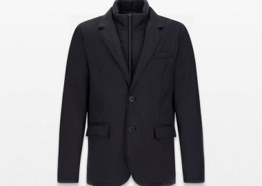HERNO Ανδρικό Μπλε Blazer in Ecoage - HERNO - 
