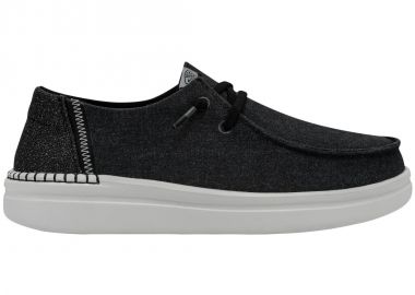 Hey Dude Wendy Rise Γυναικεία Μοκασίνια σε Γκρι Χρώμα 40074-001 - Hey Dude - 