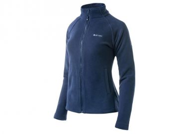 Hi-Tec 92800197992 Fleece Γυναικεία Ζακέτα με Φερμουάρ σε Γκρι Χρώμα - Hi-Tec - 