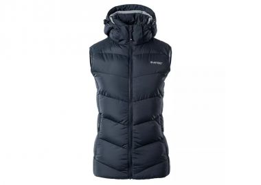 Hi-Tec Lady Κοντό Γυναικείο Αμάνικο Puffer Μπουφάν για Χειμώνα Navy Μπλε 92800435038 - Hi-Tec - 